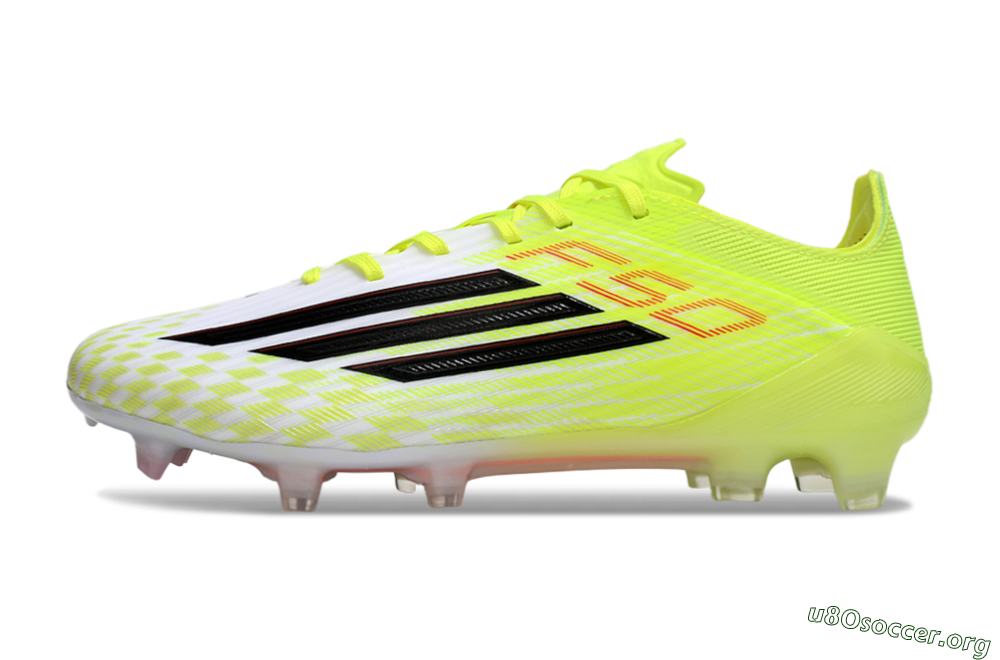 Adidas F50 Elite FG Football Boots - Yellow/Black/Red 3