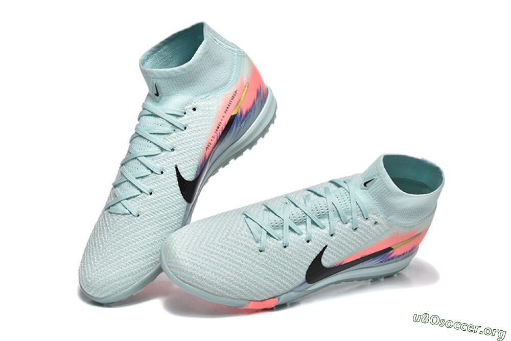 Nike Air Zoom Mercurial Superfly 10 Elite TF Football Shoes - Jade/Black/Gold 6