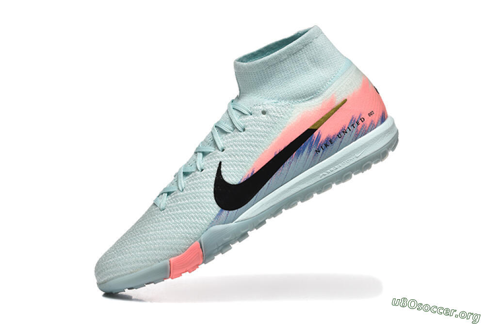 Nike Air Zoom Mercurial Superfly 10 Elite TF Football Shoes - Jade/Black/Gold 8