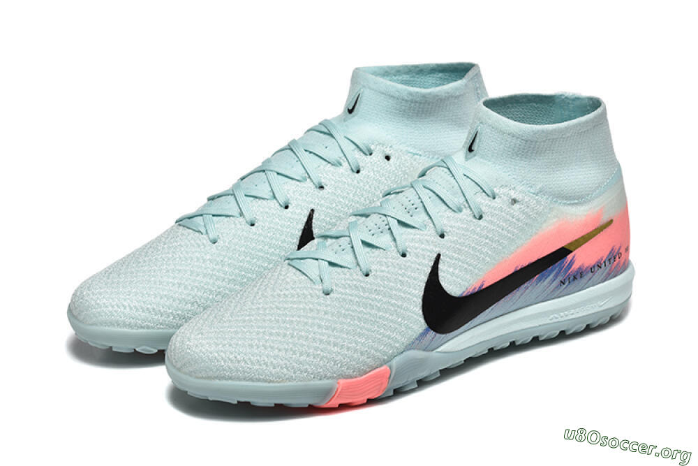 Nike Air Zoom Mercurial Superfly 10 Elite TF Football Shoes - Jade/Black/Gold 5