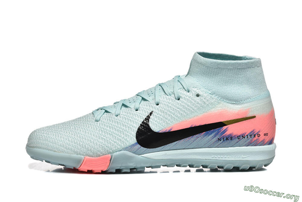 Nike Air Zoom Mercurial Superfly 10 Elite TF Football Shoes - Jade/Black/Gold 3
