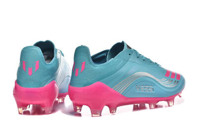 Messi x Adidas F50 Elite FG Football Boots - Jade/Pink/Silver