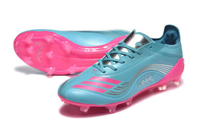 Messi x Adidas F50 Elite FG Football Boots - Jade/Pink/Silver