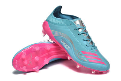 Messi x Adidas F50 Elite FG Football Boots - Jade/Pink/Silver