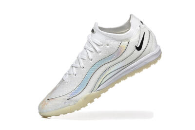 Nike Air Zoom Mercurial Vapor 16 Elite TF Football Shoes - White/Silver/Black