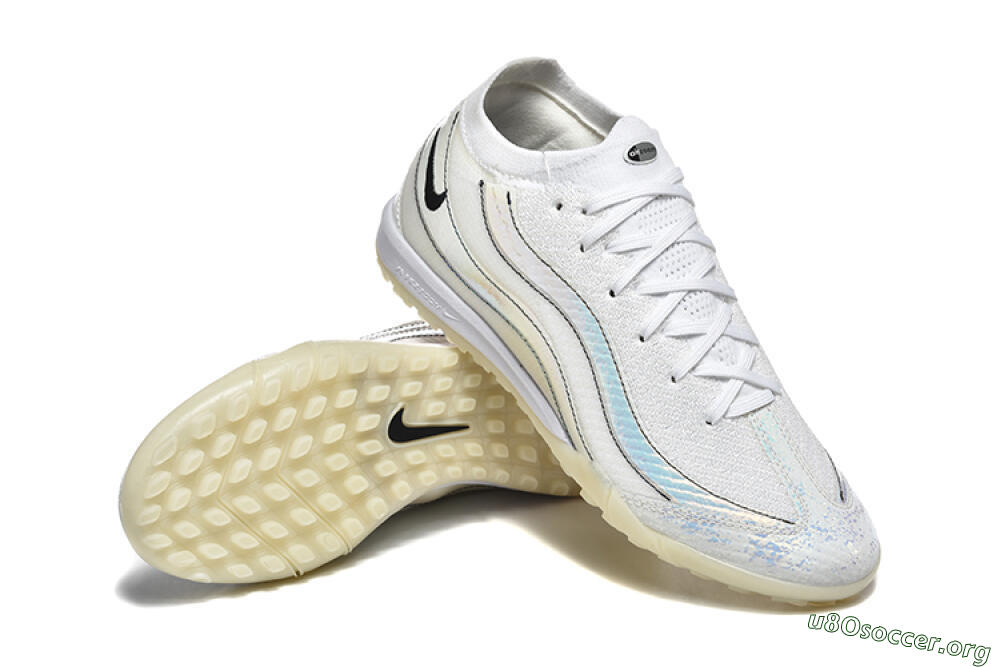 Nike Air Zoom Mercurial Vapor 16 Elite TF Football Shoes - White/Silver/Black 0