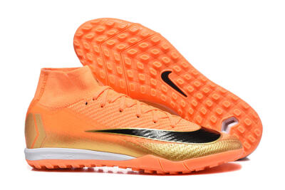 Nike Air Zoom Mercurial Superfly 10 Elite TF Football Shoes - Red/Black/Gold