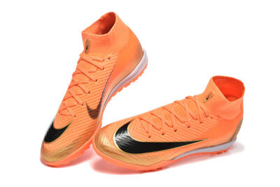 Nike Air Zoom Mercurial Superfly 10 Elite TF Football Shoes - Red/Black/Gold