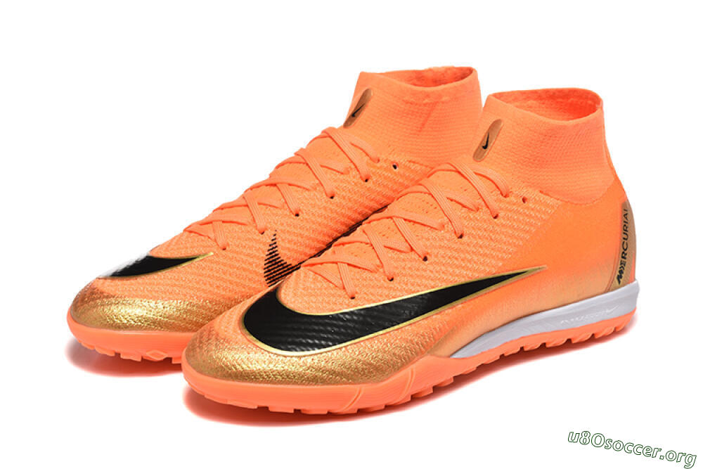 Nike Air Zoom Mercurial Superfly 10 Elite TF Football Shoes - Red/Black/Gold 5