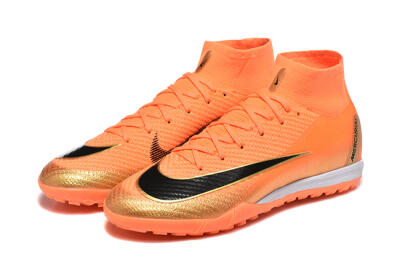 Nike Air Zoom Mercurial Superfly 10 Elite TF Football Shoes - Red/Black/Gold