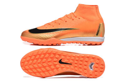 Nike Air Zoom Mercurial Superfly 10 Elite TF Football Shoes - Red/Black/Gold