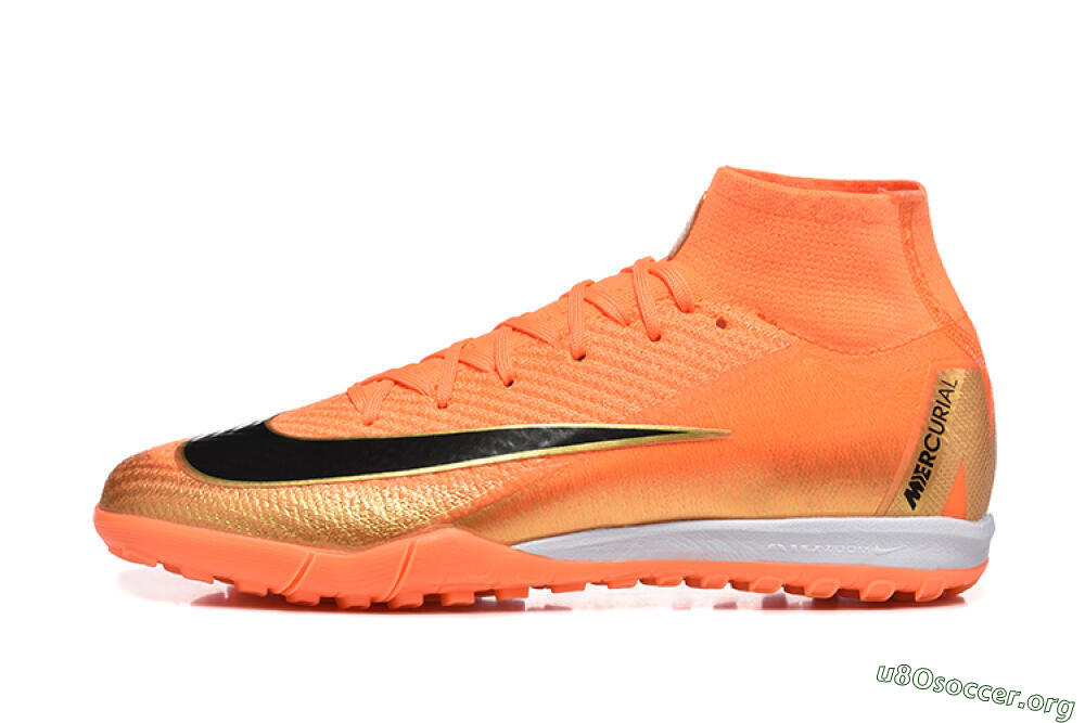 Nike Air Zoom Mercurial Superfly 10 Elite TF Football Shoes - Red/Black/Gold 3