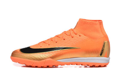 Nike Air Zoom Mercurial Superfly 10 Elite TF Football Shoes - Red/Black/Gold