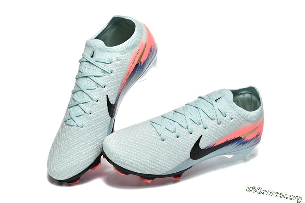 Nike Air Zoom Mercurial Vapor 16 Elite FG Football Boots - Jade/Black/Pink 6