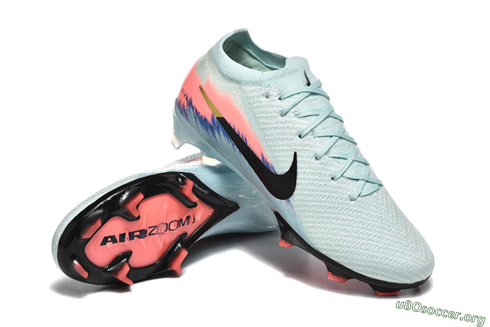 Nike Air Zoom Mercurial Vapor 16 Elite FG Football Boots - Jade/Black/Pink 4