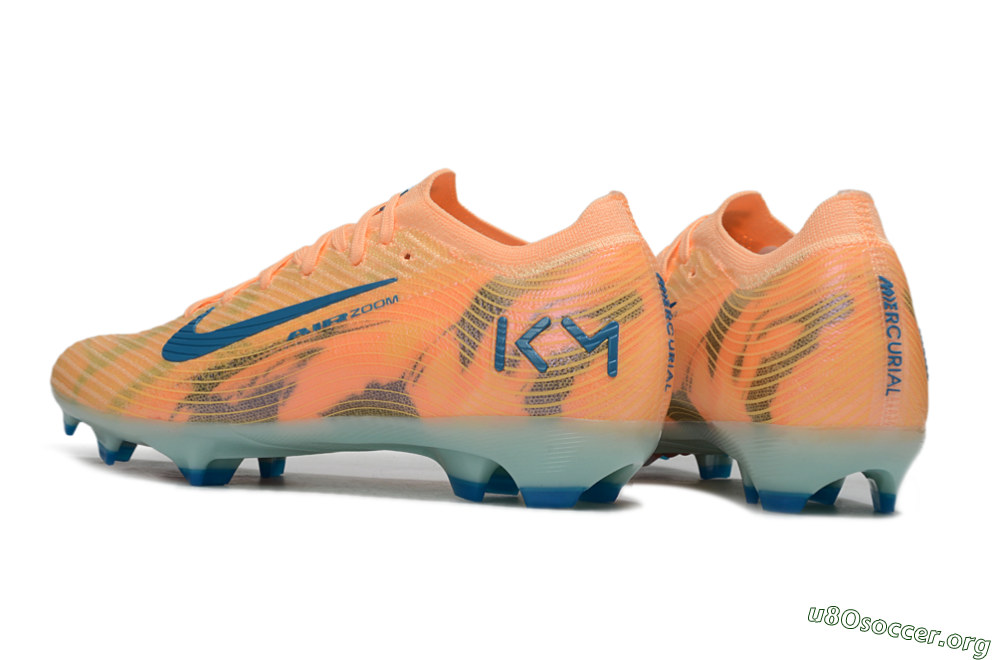 Nike Air Zoom Mercurial Vapor 16 Elite FG Football Boots - Pink/Blue/Yellow 4