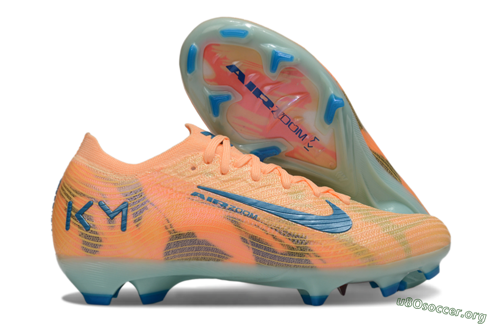 Nike Air Zoom Mercurial Vapor 16 Elite FG Football Boots - Pink/Blue/Yellow 2