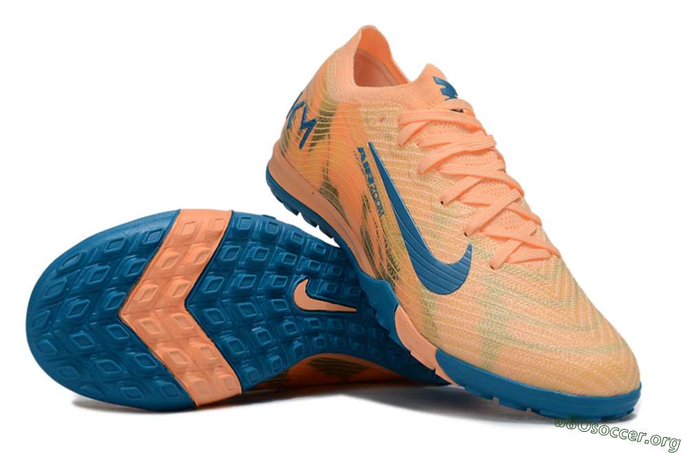 Nike Air Zoom Mercurial Vapor 16 Elite TF Football Shoes - Pink/Blue/Yellow 1