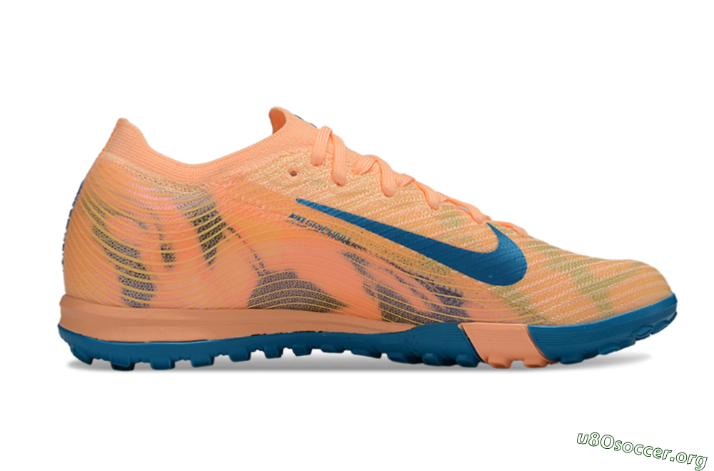 Nike Air Zoom Mercurial Vapor 16 Elite TF Football Shoes - Pink/Blue/Yellow 5