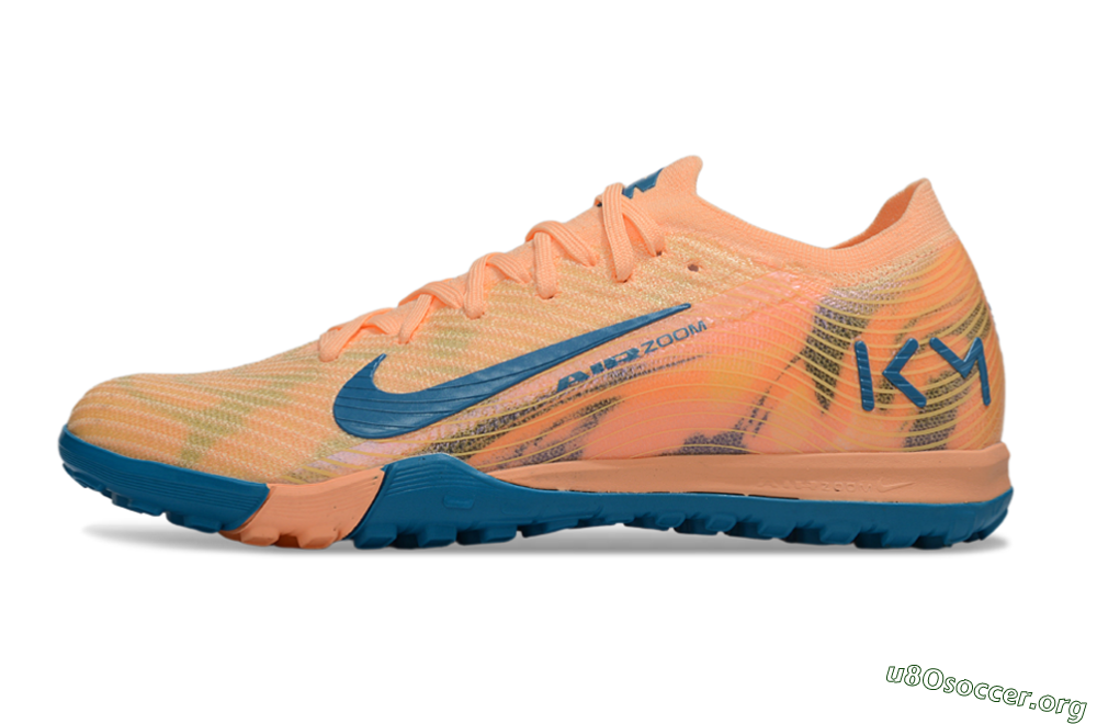 Nike Air Zoom Mercurial Vapor 16 Elite TF Football Shoes - Pink/Blue/Yellow 3
