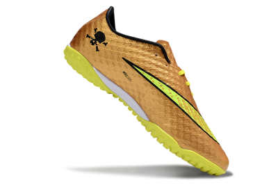 Nike Hypervenom Phantom TF Football Shoes - Gold/Black/Yellow