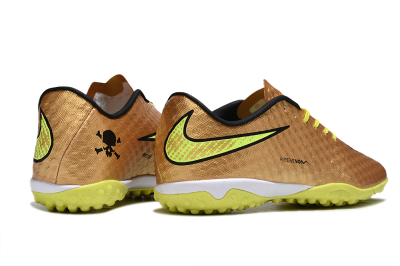 Nike Hypervenom Phantom TF Football Shoes - Gold/Black/Yellow