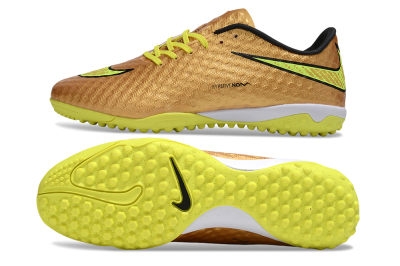 Nike Hypervenom Phantom TF Football Shoes - Gold/Black/Yellow