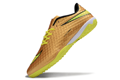 Nike Hypervenom Phantom TF Football Shoes - Gold/Black/Yellow