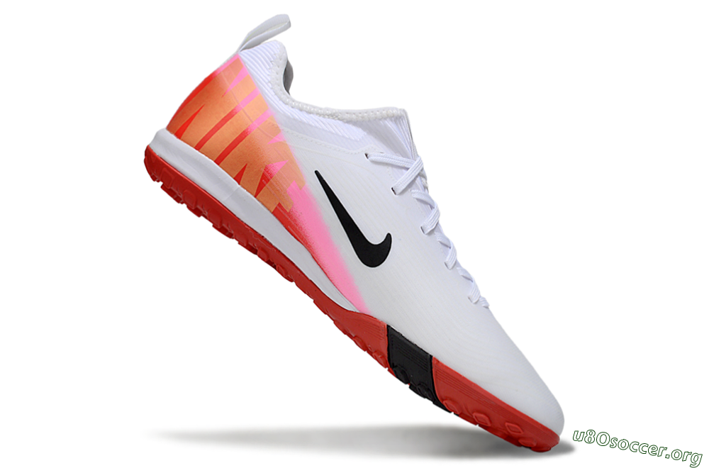 Nike Air Zoom Mercurial Vapor 16 Pro TF Football Shoes - White/Black/Red 5