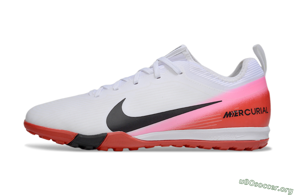 Nike Air Zoom Mercurial Vapor 16 Pro TF Football Shoes - White/Black/Red 3