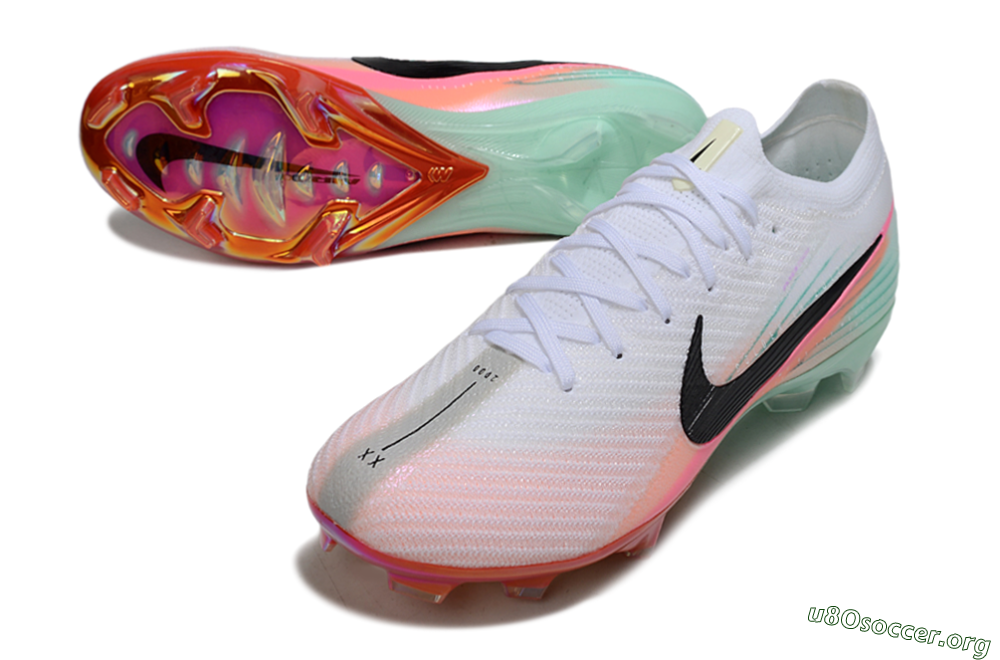 Nike Air Zoom Mercurial Vapor 16 Elite FG Football Boots - White/Black/Pink 0