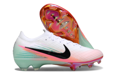 Nike Air Zoom Mercurial Vapor 16 Elite FG Football Boots - White/Black/Pink