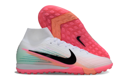 Nike Air Zoom Mercurial Superfly 10 Elite TF Football Shoes - White/Pink/Black