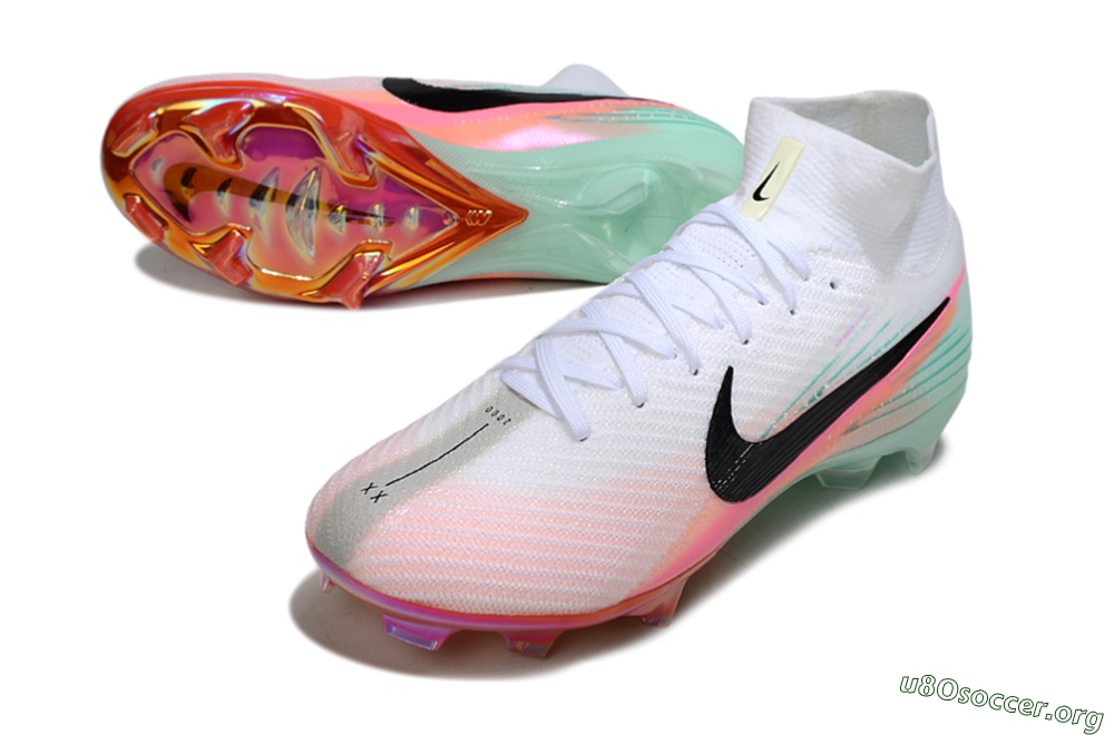 Nike Air Zoom Mercurial Superfly 10 Elite FG Football Boots - White/Pink/Black 0