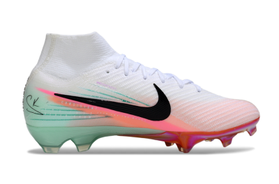 Nike Air Zoom Mercurial Superfly 10 Elite FG Football Boots - White/Pink/Black