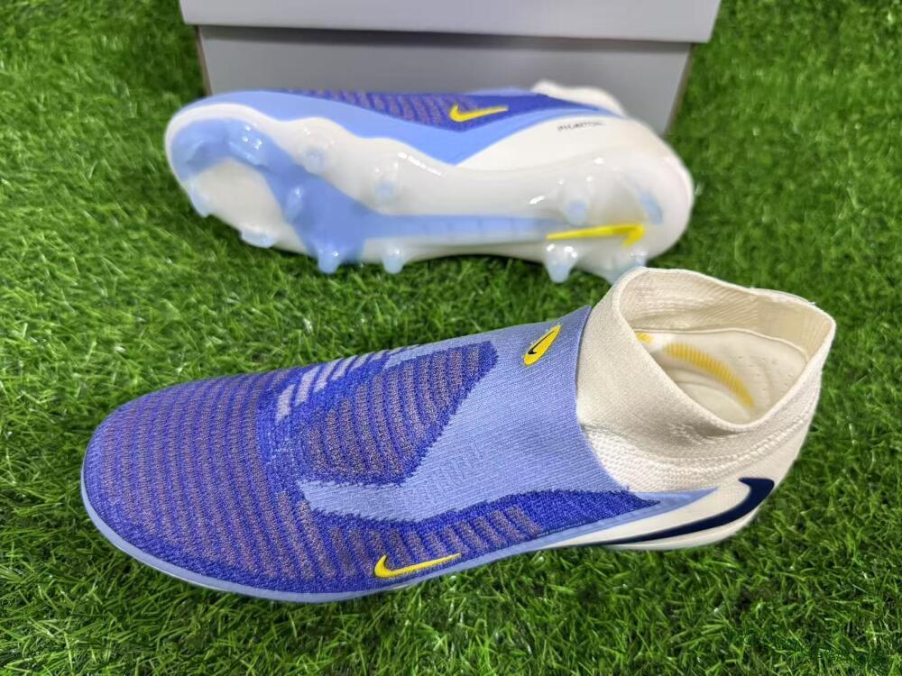 Nike Phantom 6 Elite FG Football Boots - Blue/White/Black