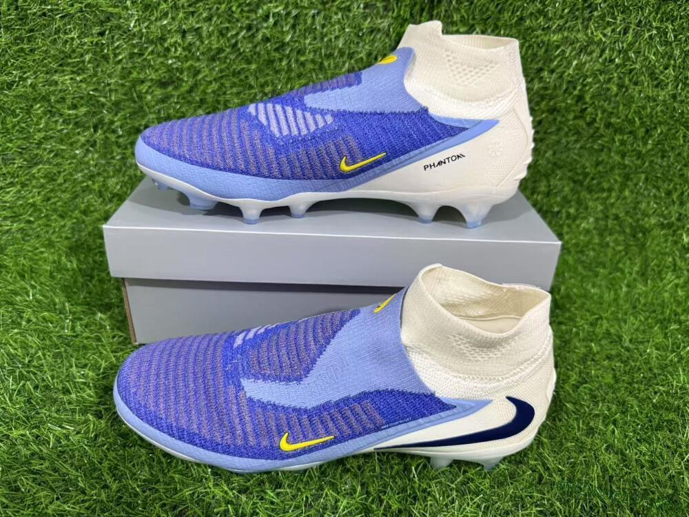 Nike Phantom 6 Elite FG Football Boots - Blue/White/Black