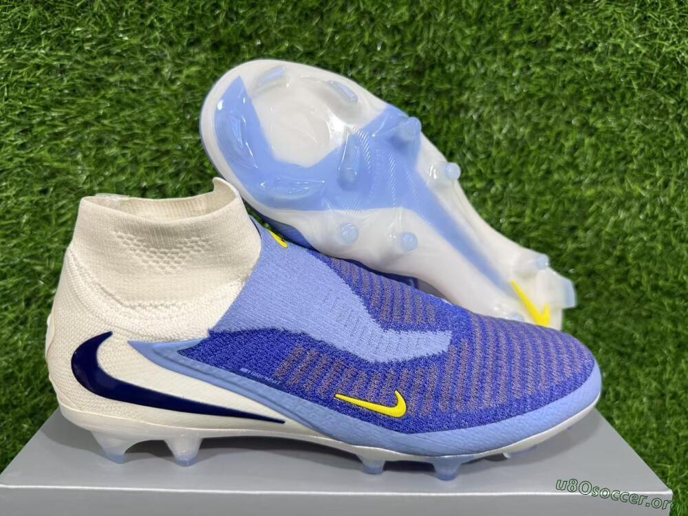 Nike Phantom 6 Elite FG Football Boots - Blue/White/Black