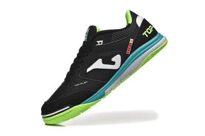 Joma Top Flex IC Football Shoes - Black/White/Yellow