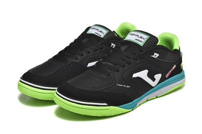 Joma Top Flex IC Football Shoes - Black/White/Yellow