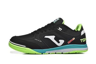 Joma Top Flex IC Football Shoes - Black/White/Yellow