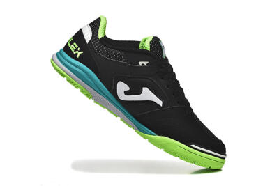 Joma Top Flex IC Football Shoes - Black/White/Yellow