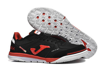 Joma Top Flex IC Football Shoes - Black/Red/White