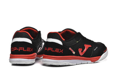 Joma Top Flex IC Football Shoes - Black/Red/White