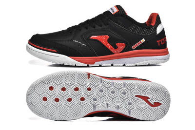 Joma Top Flex IC Football Shoes - Black/Red/White