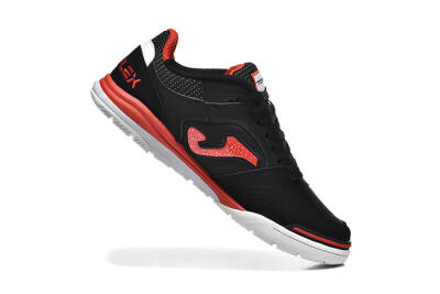 Joma Top Flex IC Football Shoes - Black/Red/White