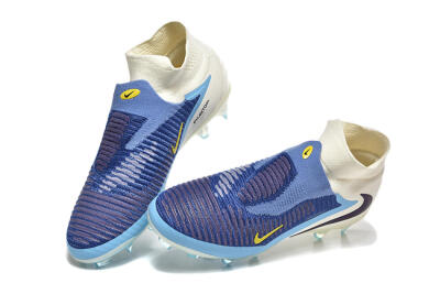 Nike Phantom 6 Elite FG Football Boots - Blue/White/Black