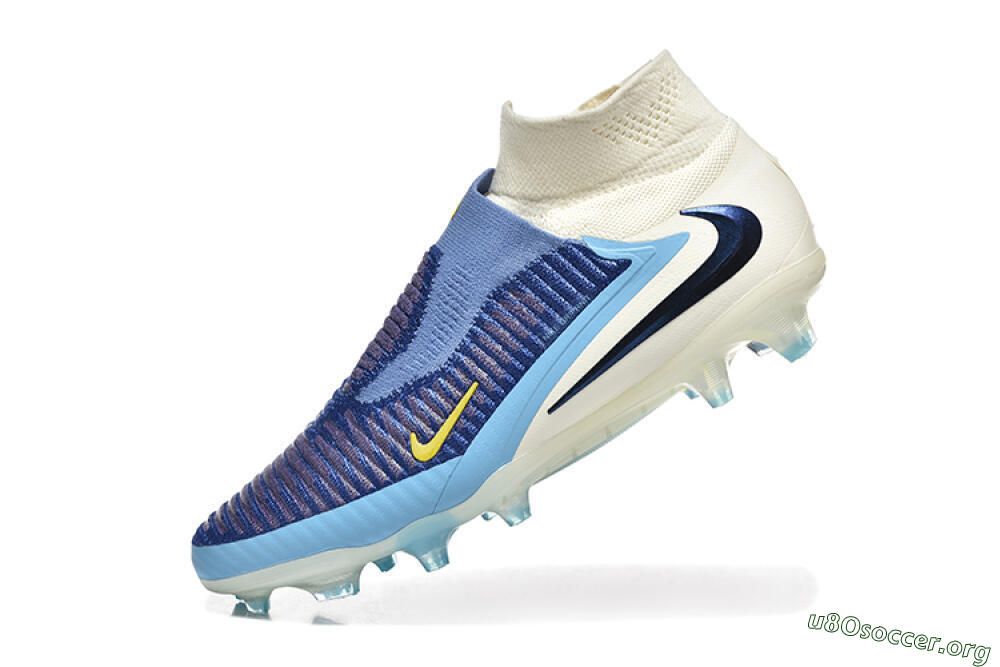 Nike Phantom 6 Elite FG Football Boots - Blue/White/Black 8