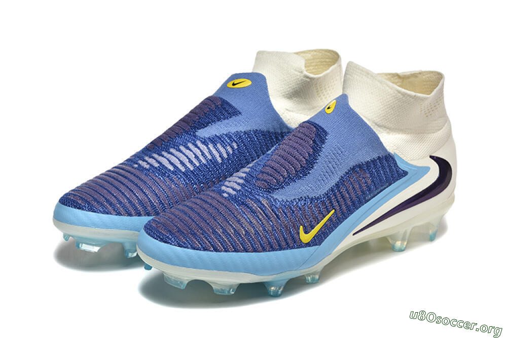 Nike Phantom 6 Elite FG Football Boots - Blue/White/Black 5