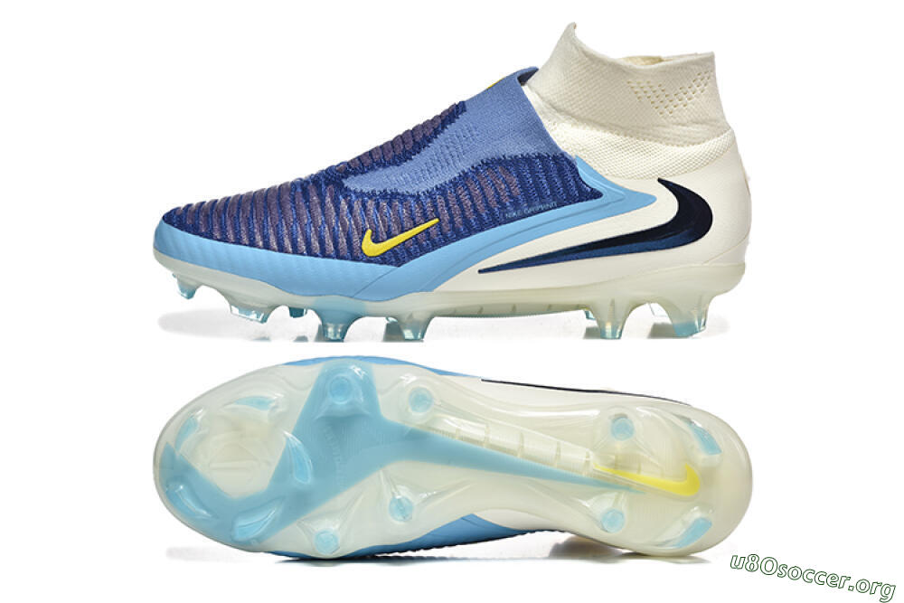 Nike Phantom 6 Elite FG Football Boots - Blue/White/Black 1